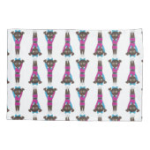 Gymnastiek Acrobat Tumbling Acro Dancer Girl Kussensloop (Achterkant)