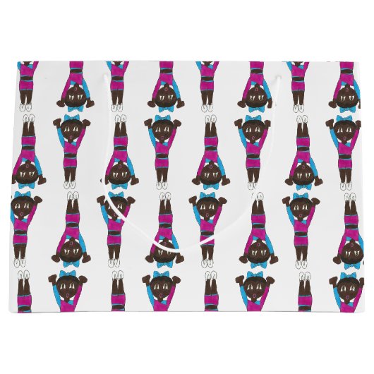 Gymnastiek Acrobat Tumbling Dance Studio Gym Large Cadeautasje (Voorkant)