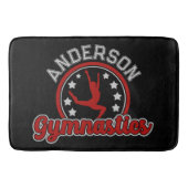Gymnastiek ADD NAAM Gymnast Vault Floor Athlete Badmat (Voorkant)