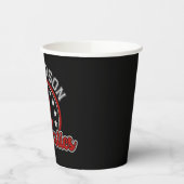 Gymnastiek ADD NAAM Gymnast Vault Floor Athlete Papieren Bekers (Links)