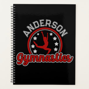 Gymnastiek ADD NAAM Gymnast Vault Floor Athlete Planner