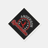 Gymnastiek ADD NAAM Gymnast Vault Floor Athlete Servet (Hoek)