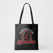 Gymnastiek ADD NAAM Gymnast Vault Floor Athlete Tote Bag (Voorkant)