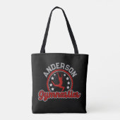 Gymnastiek ADD NAAM Gymnast Vault Floor Athlete Tote Bag (Achterkant)