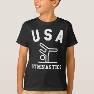 Gymnastiek Amerikaanse atleet passie Hobby Sport t T-shirt