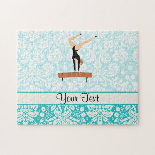 Gymnastiek balanceerbalk legpuzzel (Horizontaal)