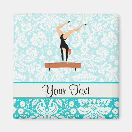 Gymnastiek balanceerbalk magneet (Voorkant)