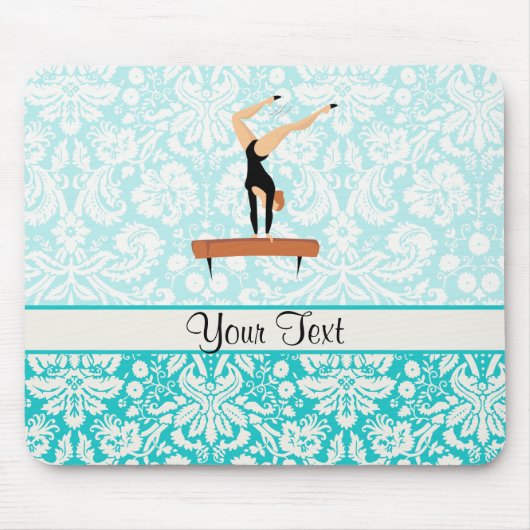 Gymnastiek balanceerbalk muismat (Voorkant)