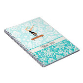 Gymnastiek balanceerbalk notitieboek (Rechterzijde)