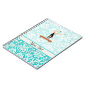 Gymnastiek balanceerbalk notitieboek (Linkerzijde)