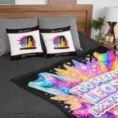 Gymnastiek Balans Beam Verf Splatter Kussen