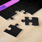 Gymnastiek balans bundel puzzel. Persoonlijke naam Legpuzzel (Zijkant)