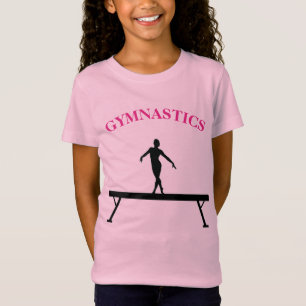Gymnastiek Balans met de naam Meisjes T-Shirt