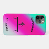 Gymnastiek Balans Munt en Fuchsia Case-Mate iPhone Case (Achterkant (horizontaal))