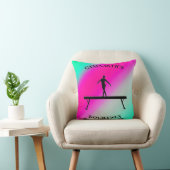 Gymnastiek Balans Munt en Fuchsia Kussen (Stoel)