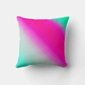 Gymnastiek Balans Munt en Fuchsia Kussen (Achterkant)