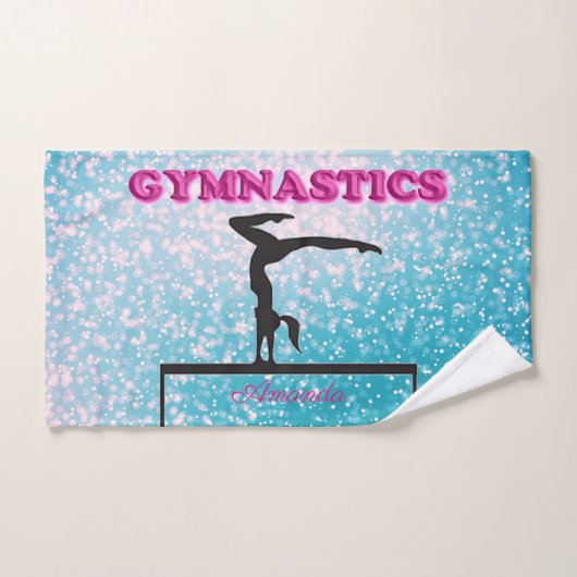 Gymnastiek Balken Sparkle Handdoek (Handdoek)