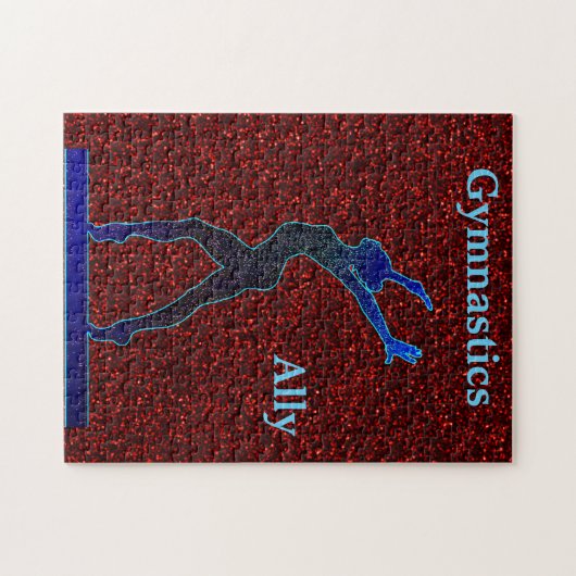 Gymnastiek Balken Sparkle Puzzle Legpuzzel (Horizontaal)