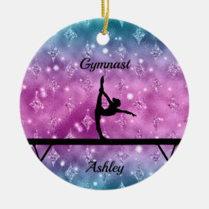 Gymnastiek Beam Glam Keramisch Ornament