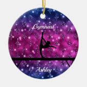 Gymnastiek Beam Glam Keramisch Ornament (Voorkant)