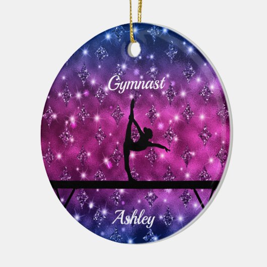 Gymnastiek Beam Glam Keramisch Ornament (Links)