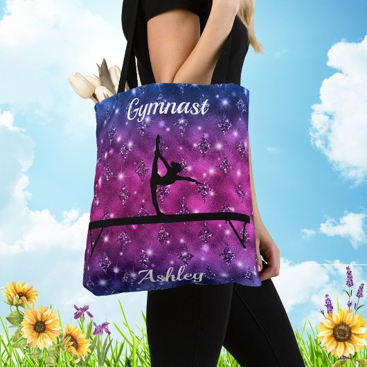 Gymnastiek Beam Glam Tote Bag