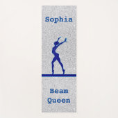 Gymnastiek Beam Queen Custom Yoga Mat (Voorkant)