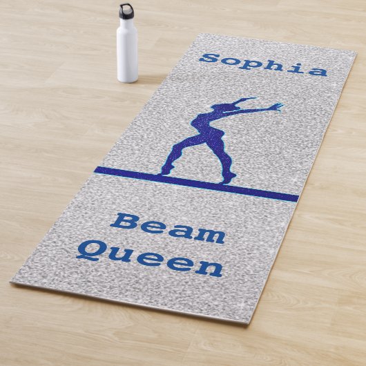 Gymnastiek Beam Queen Custom Yoga Mat (In situ)
