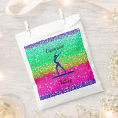 Gymnastiek Beam Sparkle Bedankzakje (Geknipt)