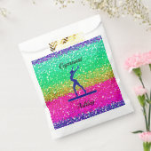 Gymnastiek Beam Sparkle Bedankzakje (Gezegeld)