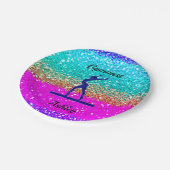 Gymnastiek Beam     SparklePaper-Bord Papieren Bordje (Gekanteld)