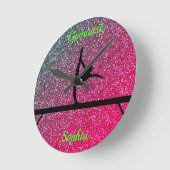 Gymnastiek Beam Watermelon Sparkle Ronde Klok (Hoek)