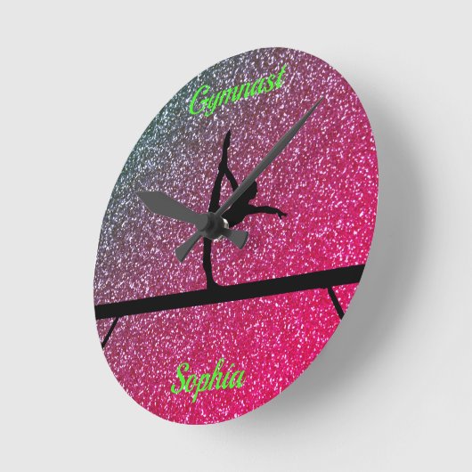 Gymnastiek Beam Watermelon Sparkle Ronde Klok (Hoek)