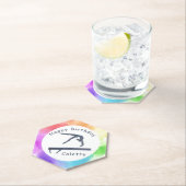 Gymnastiek Birthday Balance Bam Waterverf Splash Kartonnen Onderzetters (Insitu)