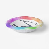 Gymnastiek Birthday Balance Bam Waterverf Splash Papieren Kommen (Gebogen)