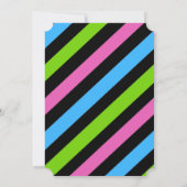 Gymnastiek Birthday Gold Glitter Uitnodiging (Achterkant)