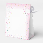 Gymnastiek Birthday Party Blonde Hair Bedankdoosjes (Achterkant)