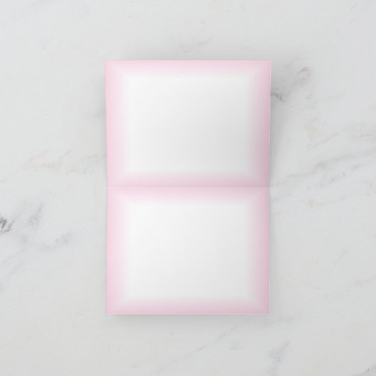 Gymnastiek Birthday Party Brown Hair Bedankkaart (Binnen)