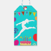 Gymnastiek Birthday Party Cadeaulabel (Voorkant)