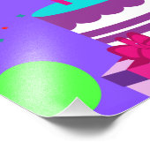 Gymnastiek Birthday Party Foto Afdruk (Hoek)