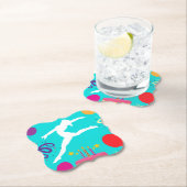 Gymnastiek Birthday Party Kartonnen Onderzetters (Insitu)