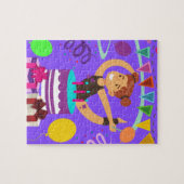 Gymnastiek Birthday Party Legpuzzel (Horizontaal)