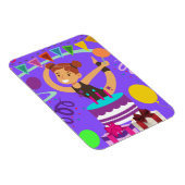 Gymnastiek Birthday Party Magneet (Rechterzijde)