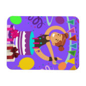 Gymnastiek Birthday Party Magneet (Horizontaal)