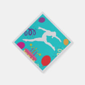 Gymnastiek Birthday Party Servet (Hoek)