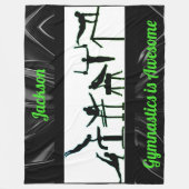 Gymnastiek Blanket voor jongens Fleece Deken (Voorkant)