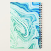 Gymnastiek blauw / groen planner (Achterkant)