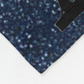 Gymnastiek blauw groene muggengrafie fleece deken (Hoek)