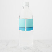 Gymnastiek Blonde Girl Custom Happy Birthday Party Waterfles Etiket (Achterkant)