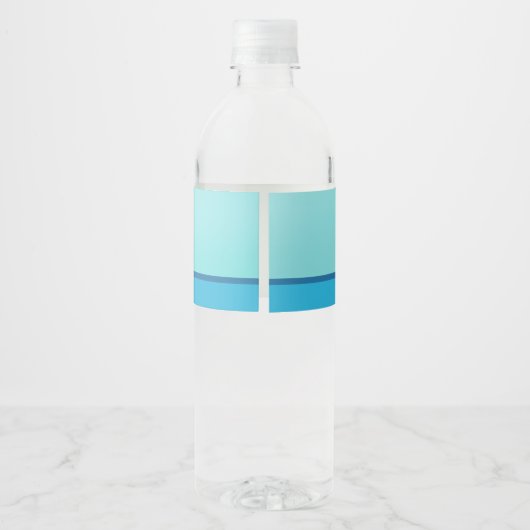 Gymnastiek Blonde Girl Custom Happy Birthday Party Waterfles Etiket (Achterkant)